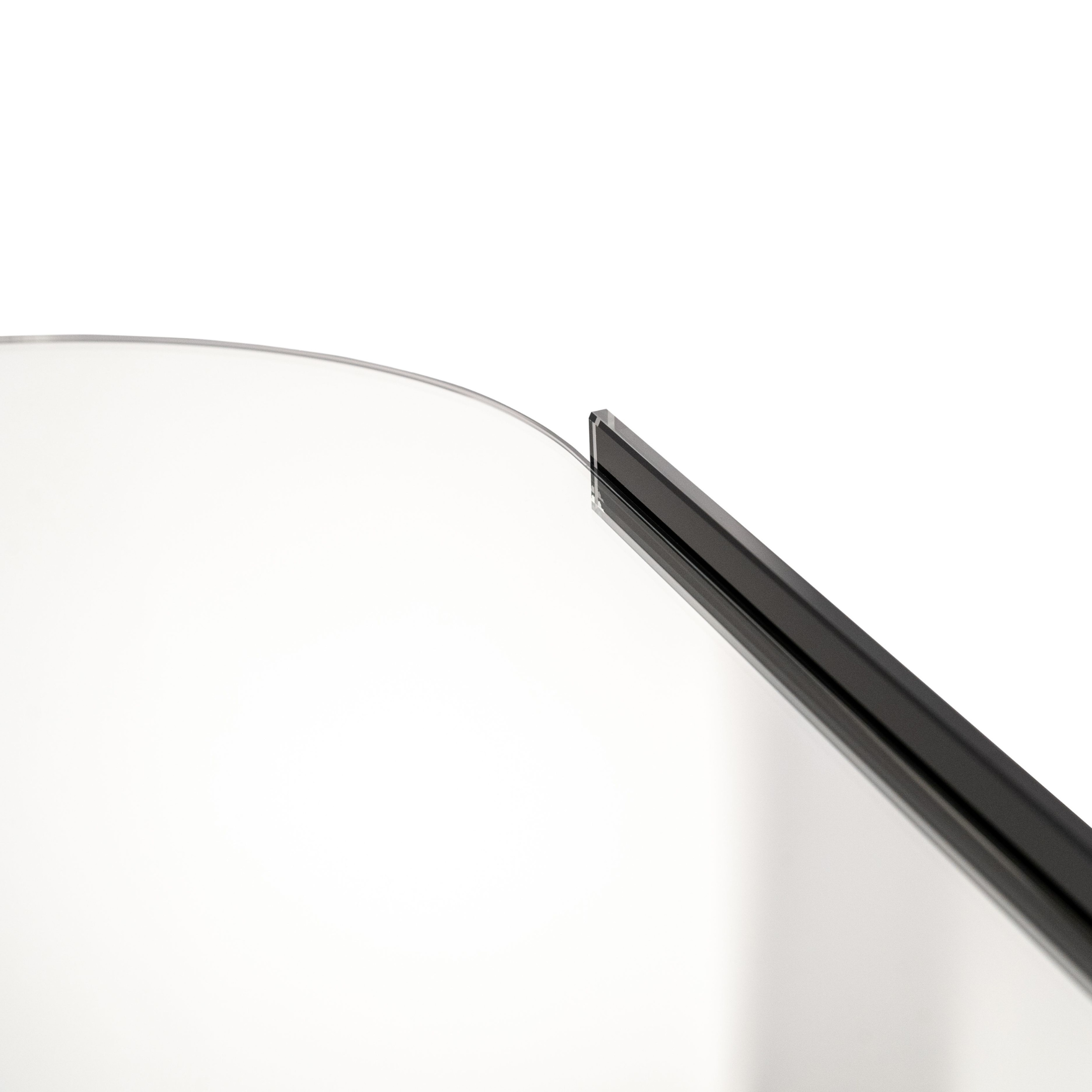 "Colin" wall mirror in metal and glass 61x2 61h cm