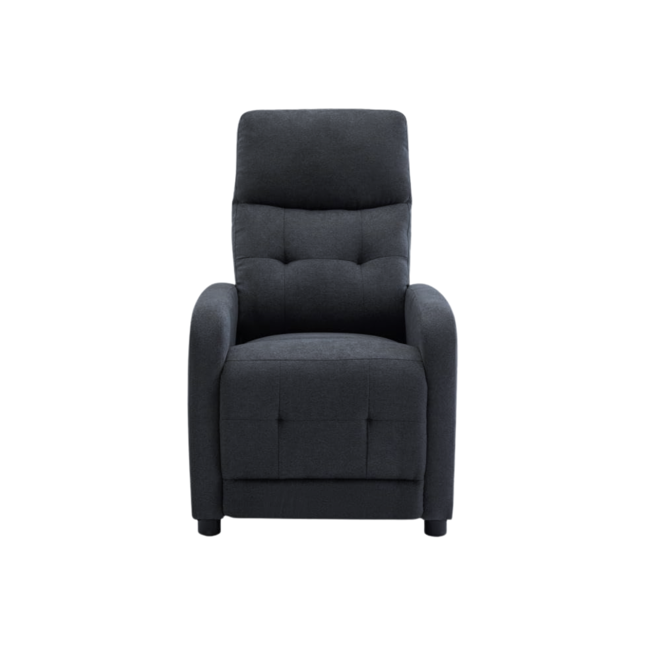 "Rey" manual reclining armchair in liner fabric cm 65.5x85.5 102.5h