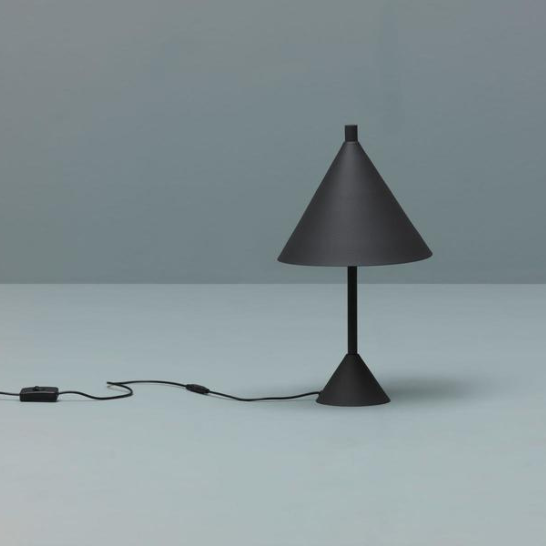 "Kobi" LED floor and table lamp with metal shade