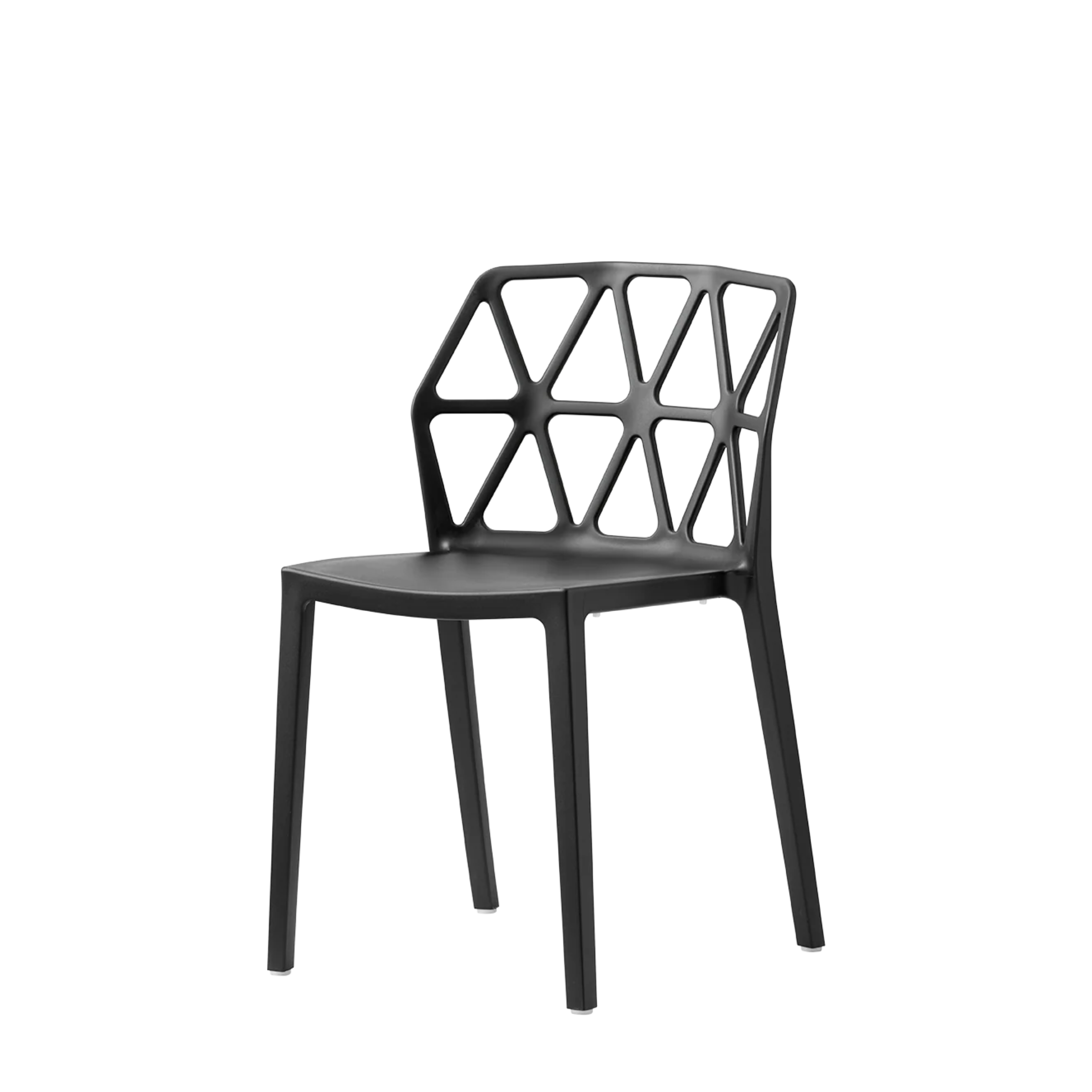 Set of modern living room chairs "Alchemia" in polypropylene cm 49.5x51 79h