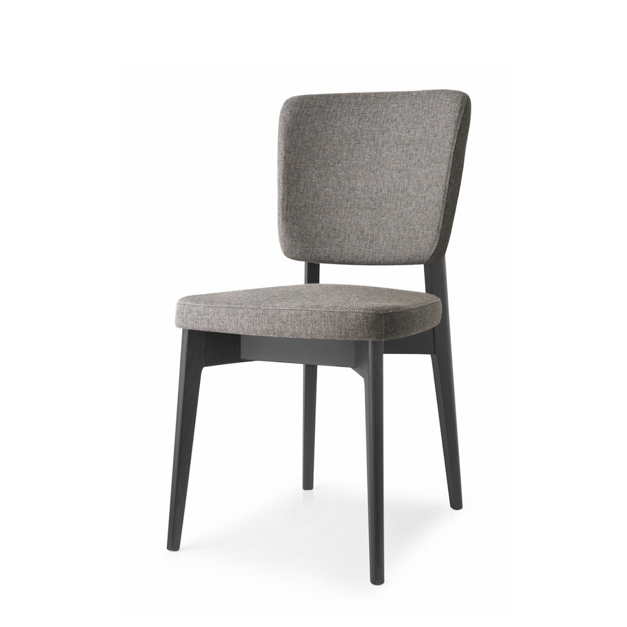 Set of "Escudo" living room chairs, solid beech wood frame, 45x53 cm, 85h