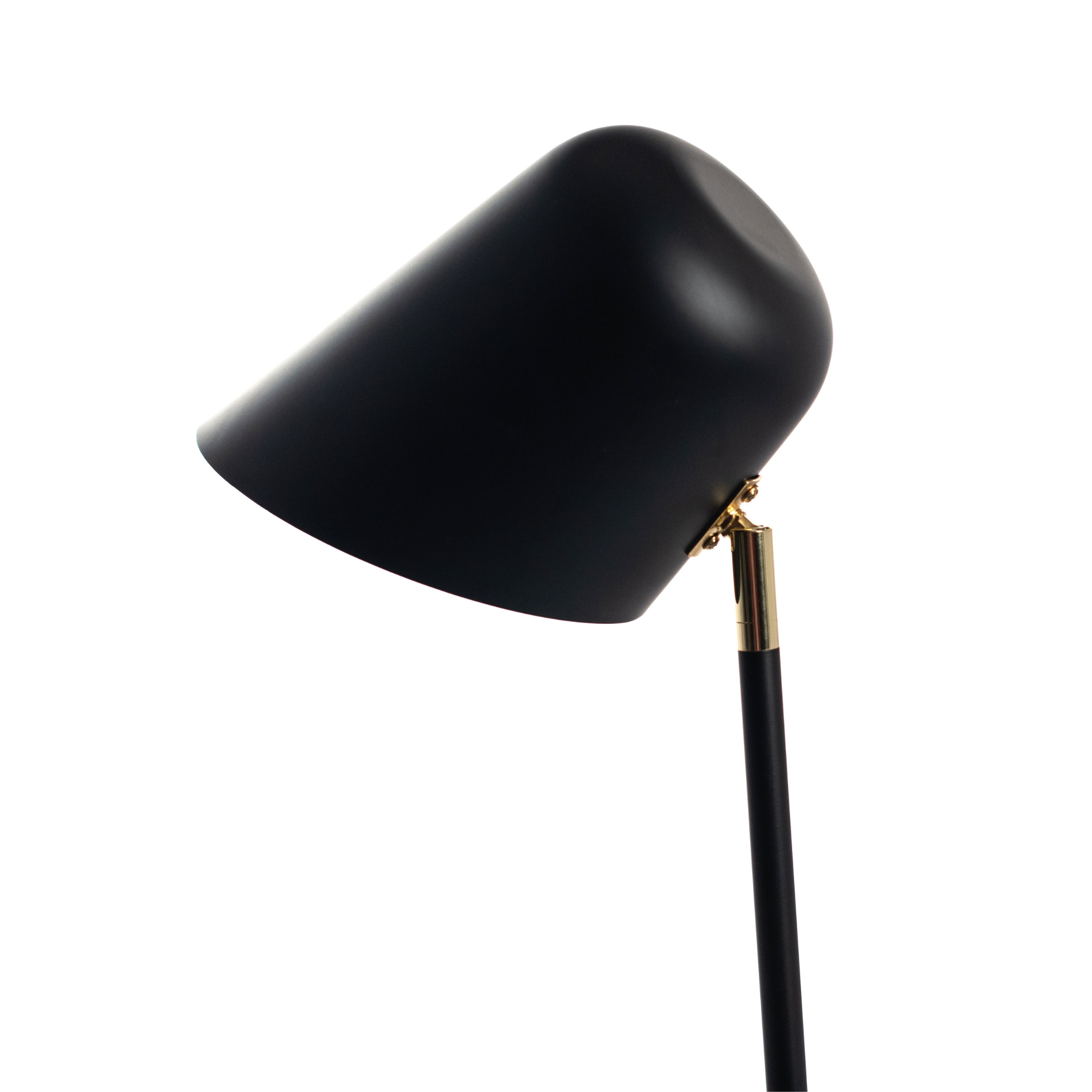 Metal lamp with "Mirror" lampshade for floor and table