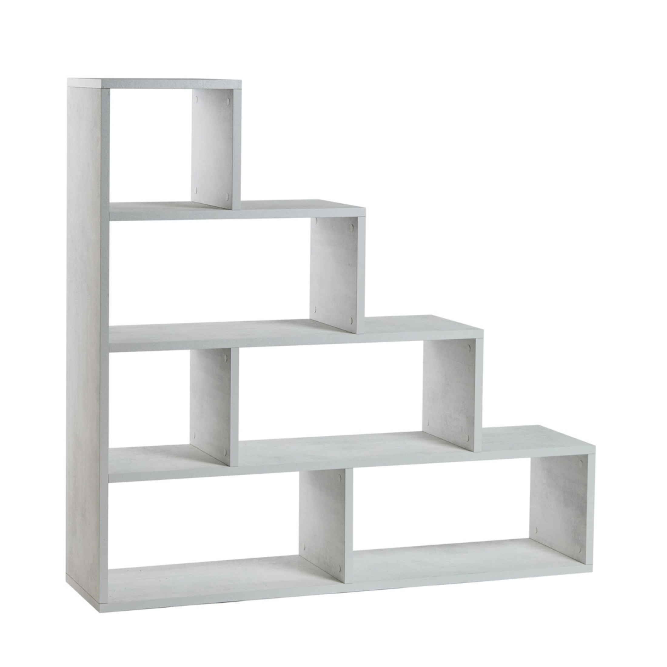 "Sapienza" 4-level elegant wooden ladder bookcase, 150x38 cm, 144h