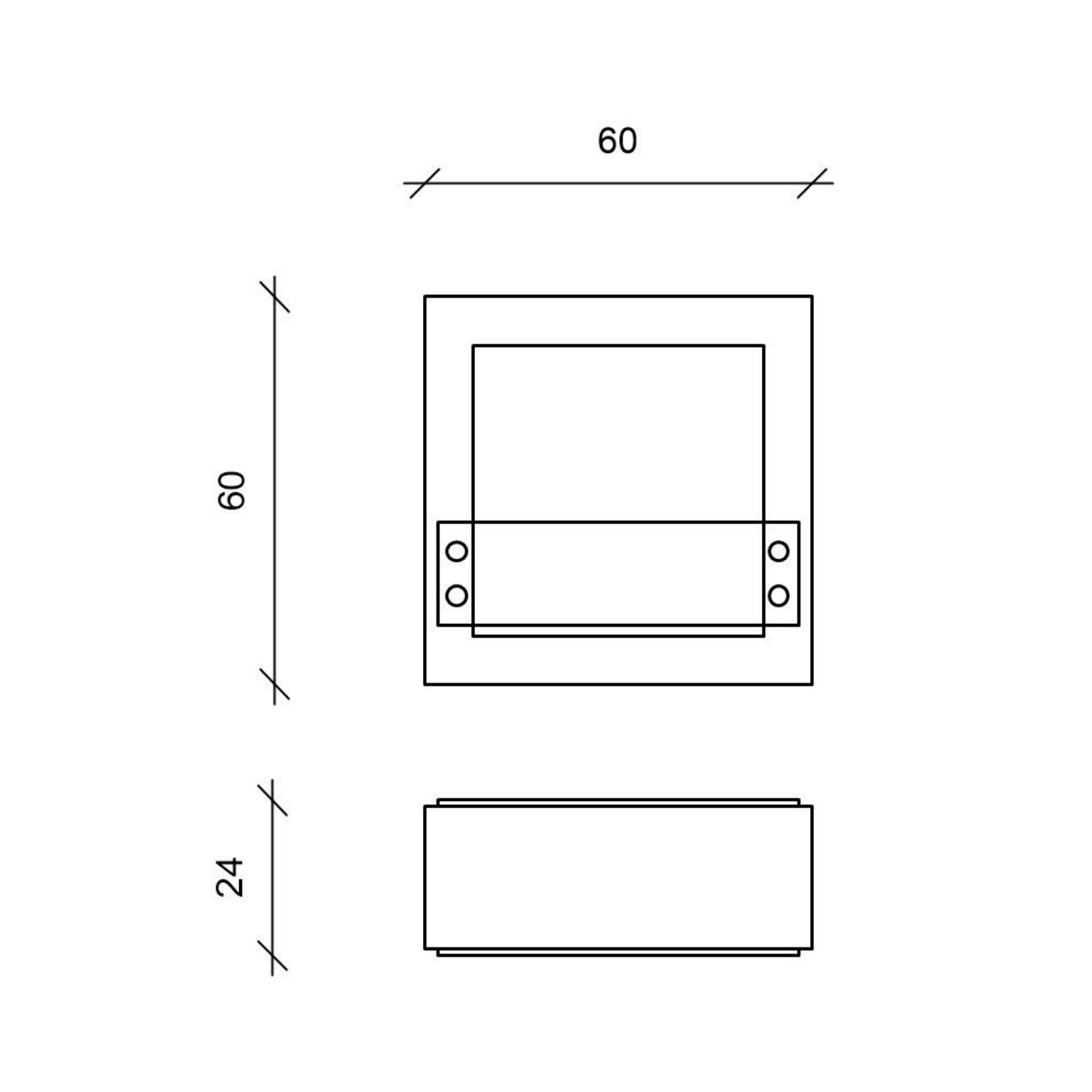 "Celine" bioethanol floor fireplace in tempered glass, 60x24 cm, 60h