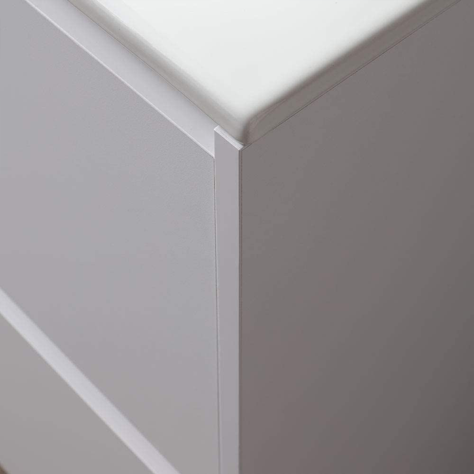 "Lisbona" ​​bathroom vanity unit in chipboard with LED mirror, 80x46 cm, 75 cm high