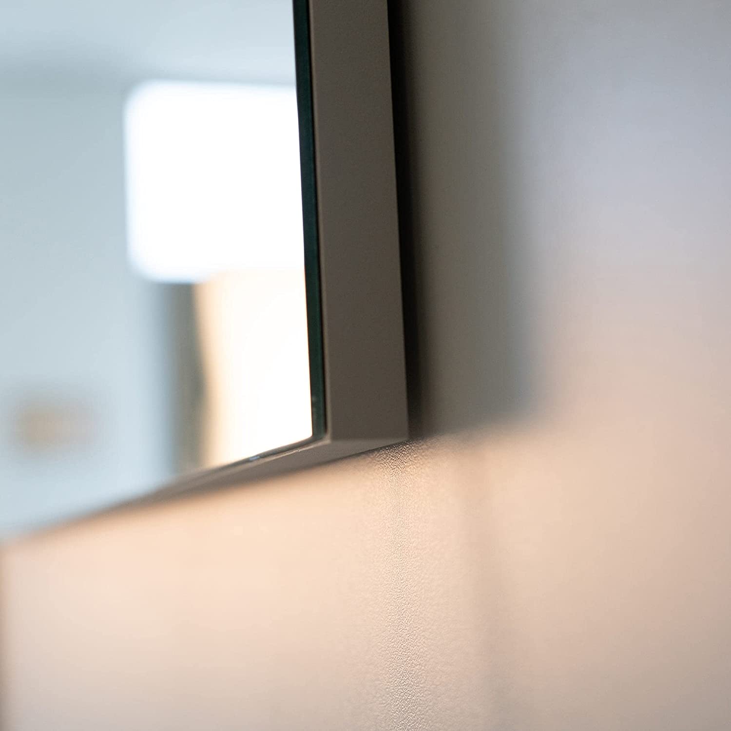 "Lisbona" ​​bathroom vanity unit in chipboard with LED mirror, 80x46 cm, 75 cm high