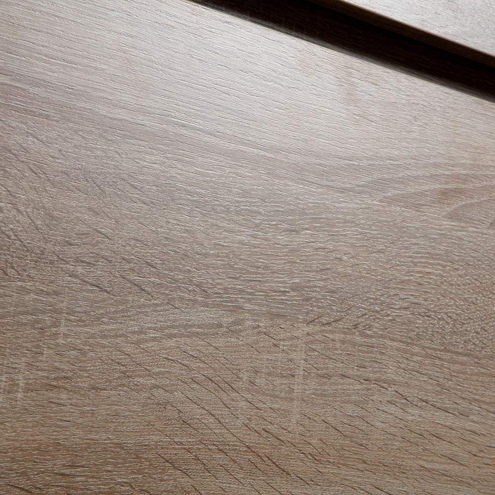 "Oslo" bathroom vanity unit in chipboard with mirror and LED light, 80x46 cm, 53h