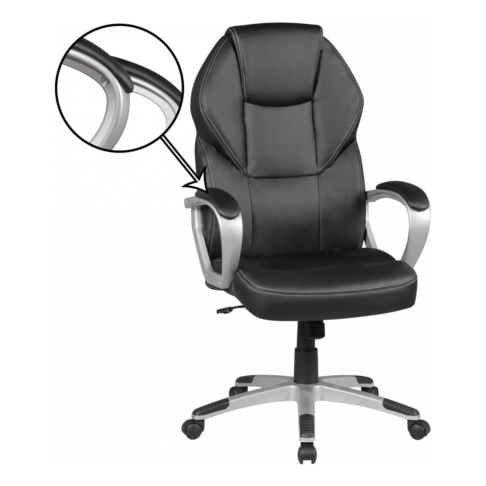 "1110" Swivel Office Chair, Executive Gaming Chair with Wheels and Lift