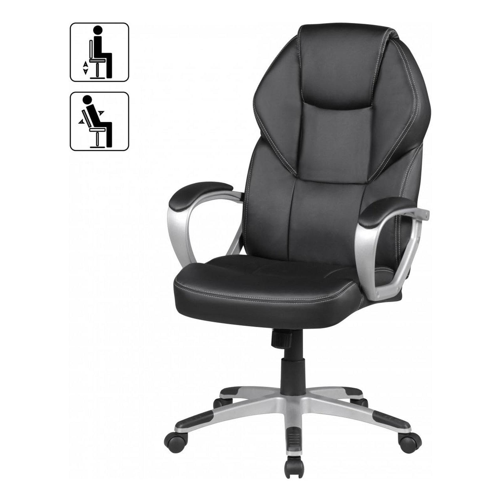 "1110" Swivel Office Chair, Executive Gaming Chair with Wheels and Lift