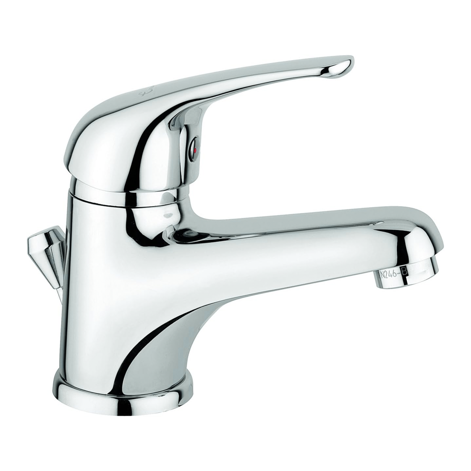 "King" built-in basin mixer in chromed brass with ø 42 mm cartridge