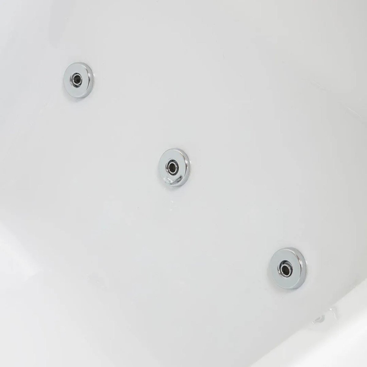 Vasca da bagno idromassaggio "Elsa" da incasso tra 3 muri in acrilico cm 170x70 58h - MondoViro