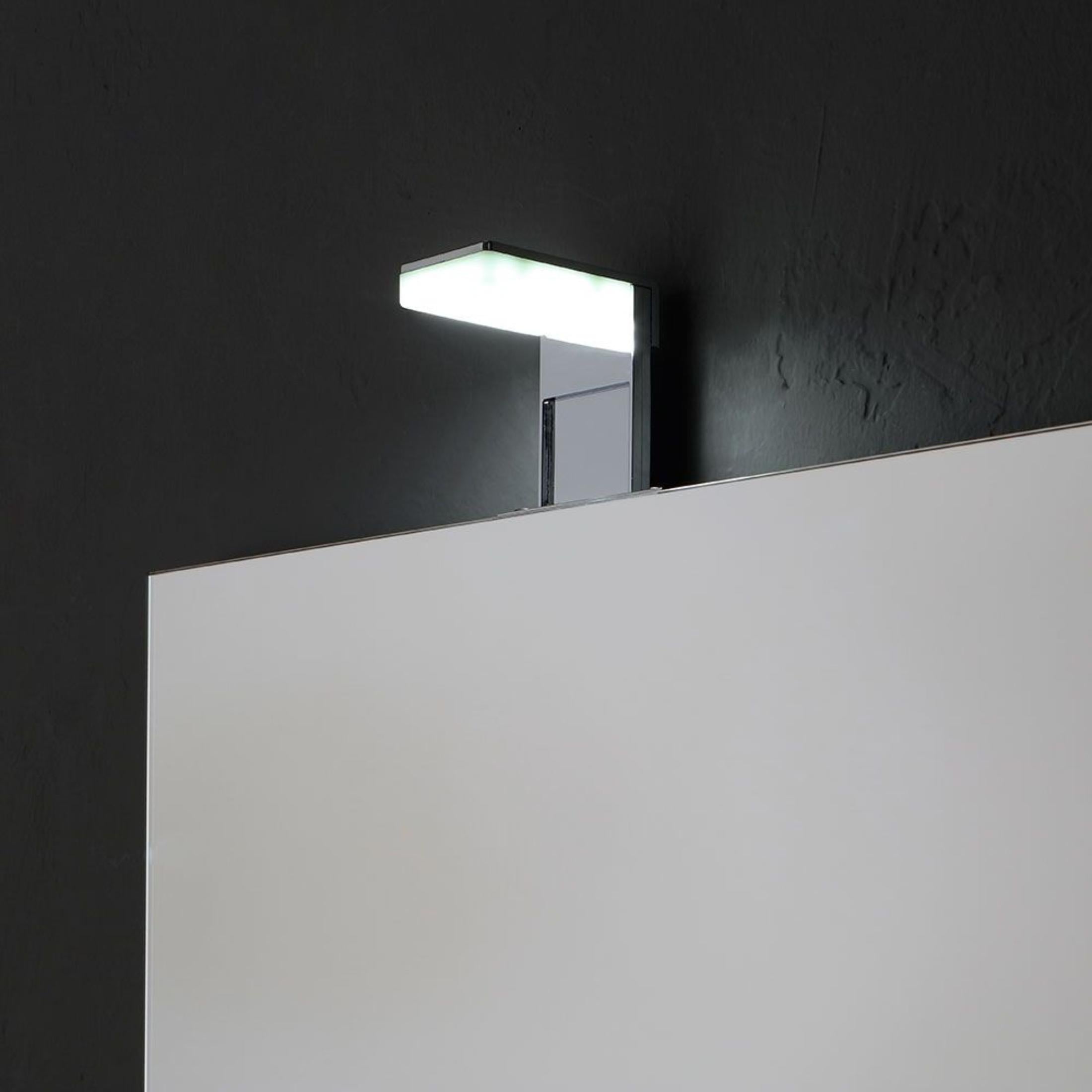 Rectangular LED mirror "Salem" without frame with lamp 50x70 cm