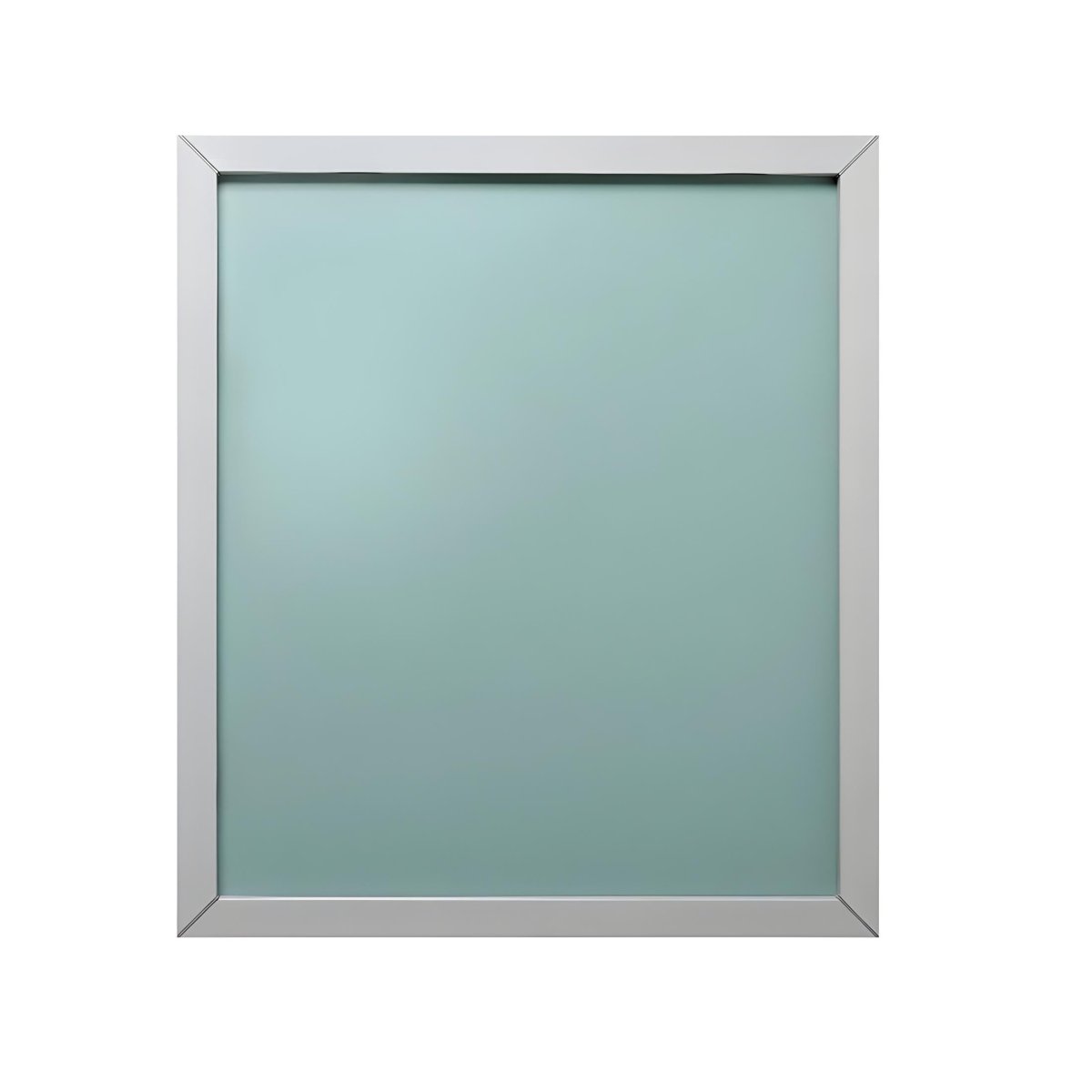 Specchio semplice da bagno "Piedra" rettangolare reversibile in ABS - MondoViro