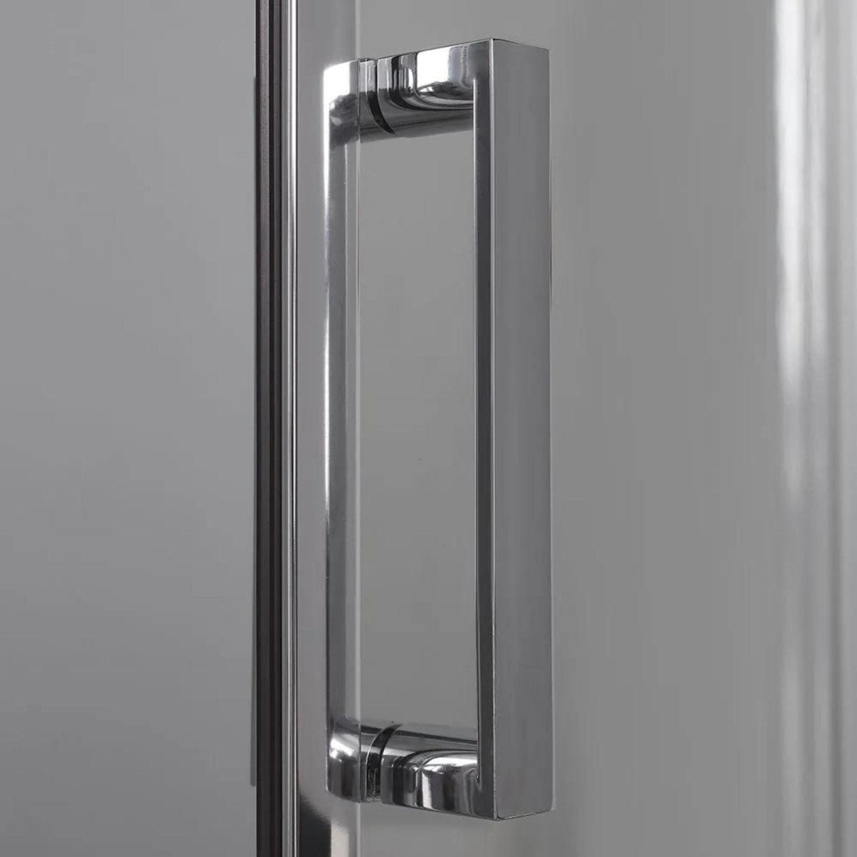 Doccia nicchia con porta scorrevole "Genova" in vetro temperato trasparente h 185 cm - MondoViro