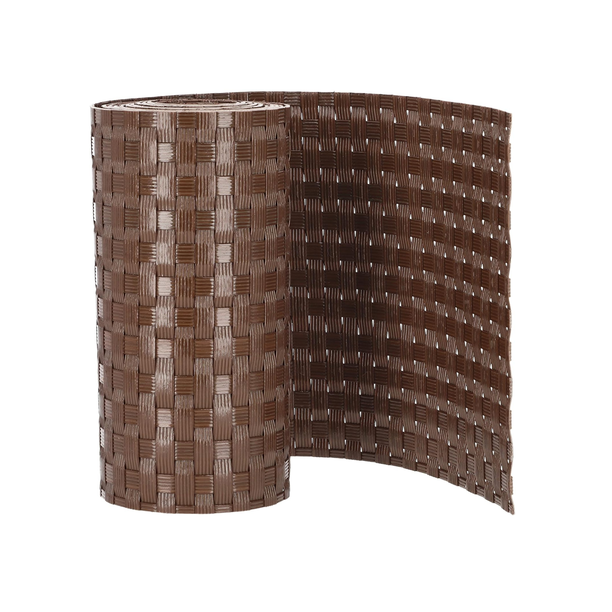 "Temp" rattan-effect privacy screen in a double-sided roll, 19 x 255 cm