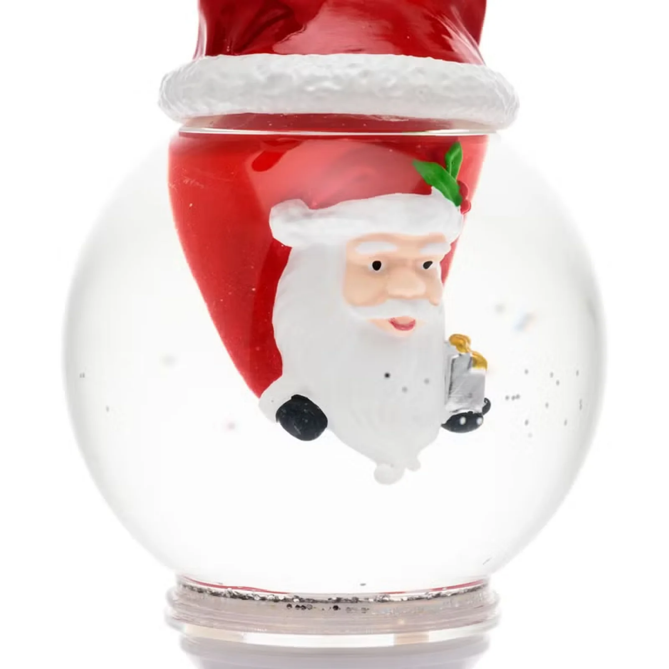 Upside-down Santa Claus Sphere, RGB LED Color Changing Decorations