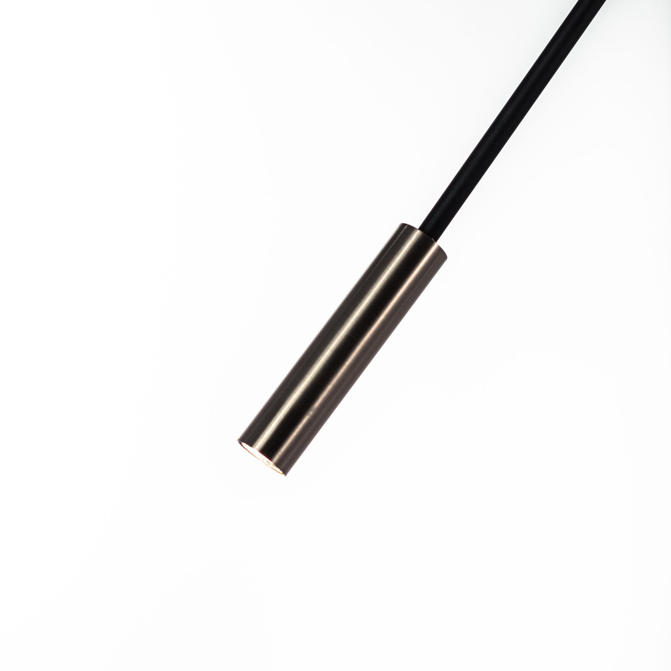 "Acrux" nickel-plated metal LED floor and table lamp