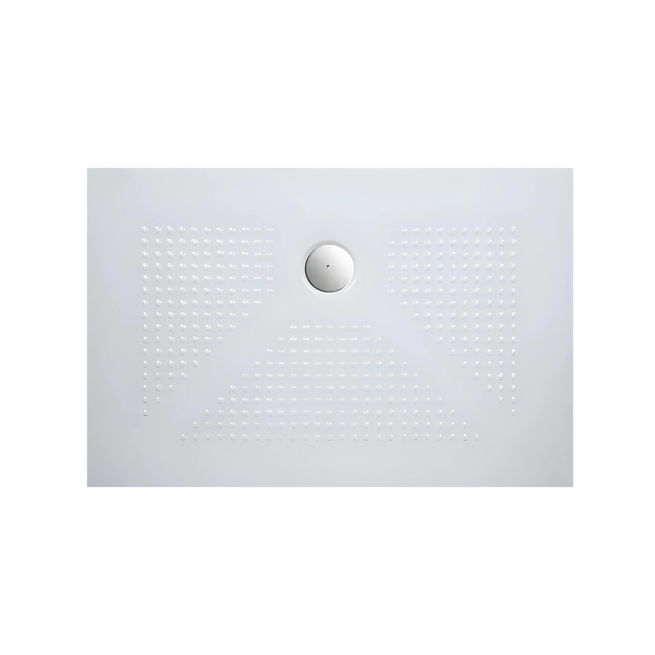 "Denver" rectangular shower tray in thin, non-slip ceramic