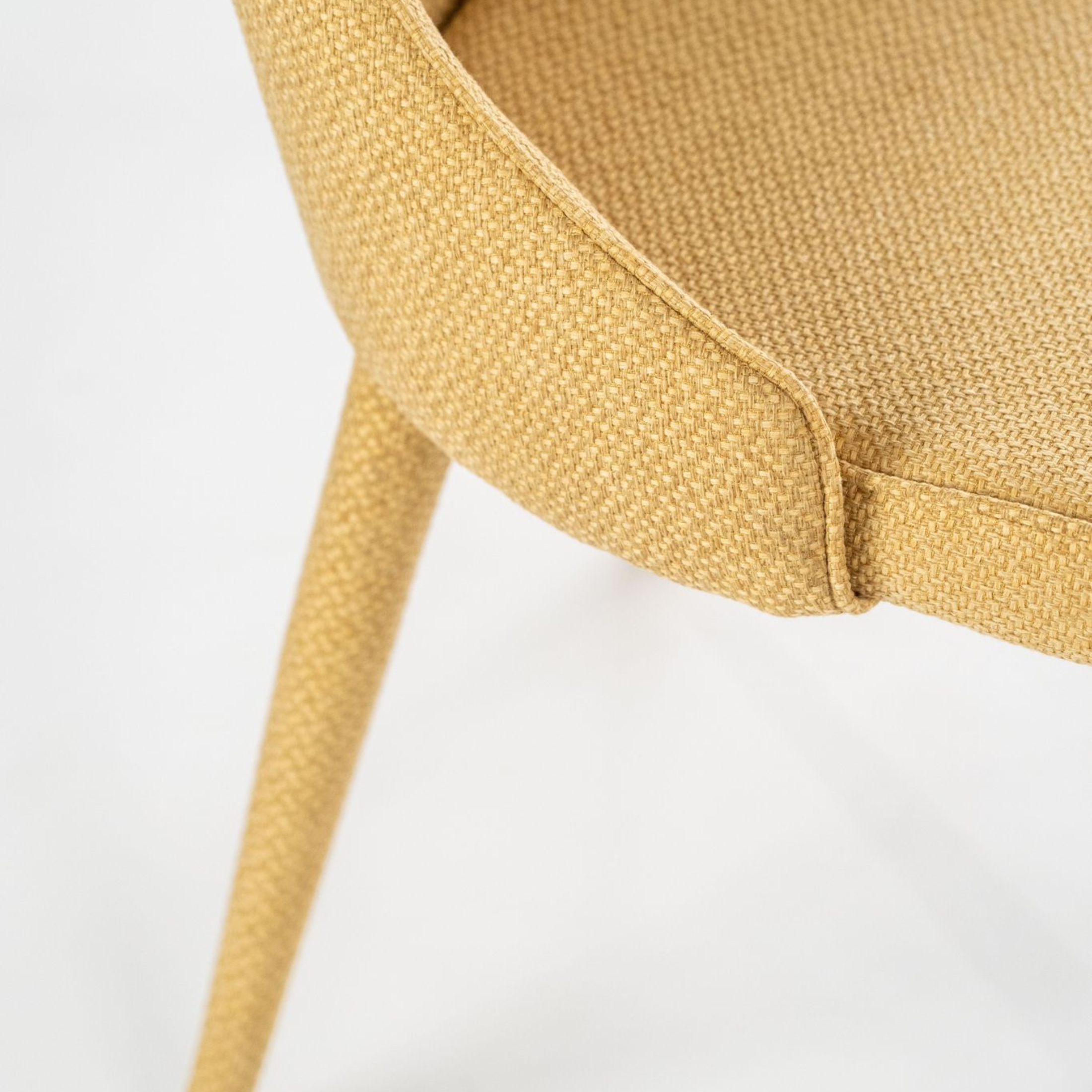 Set of "Edera" upholstered chairs, modern fabric armchairs, 46x46 cm, 91h