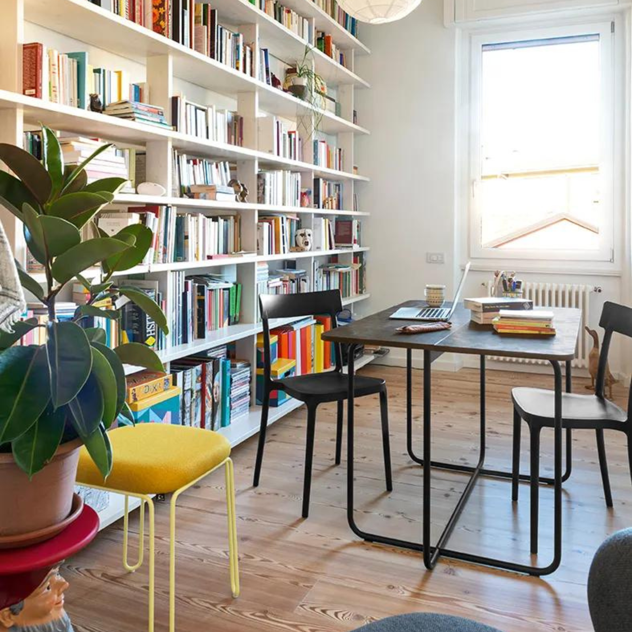 Set of modern stackable polypropylene chairs "Argo" for living room cm 48x47 82h