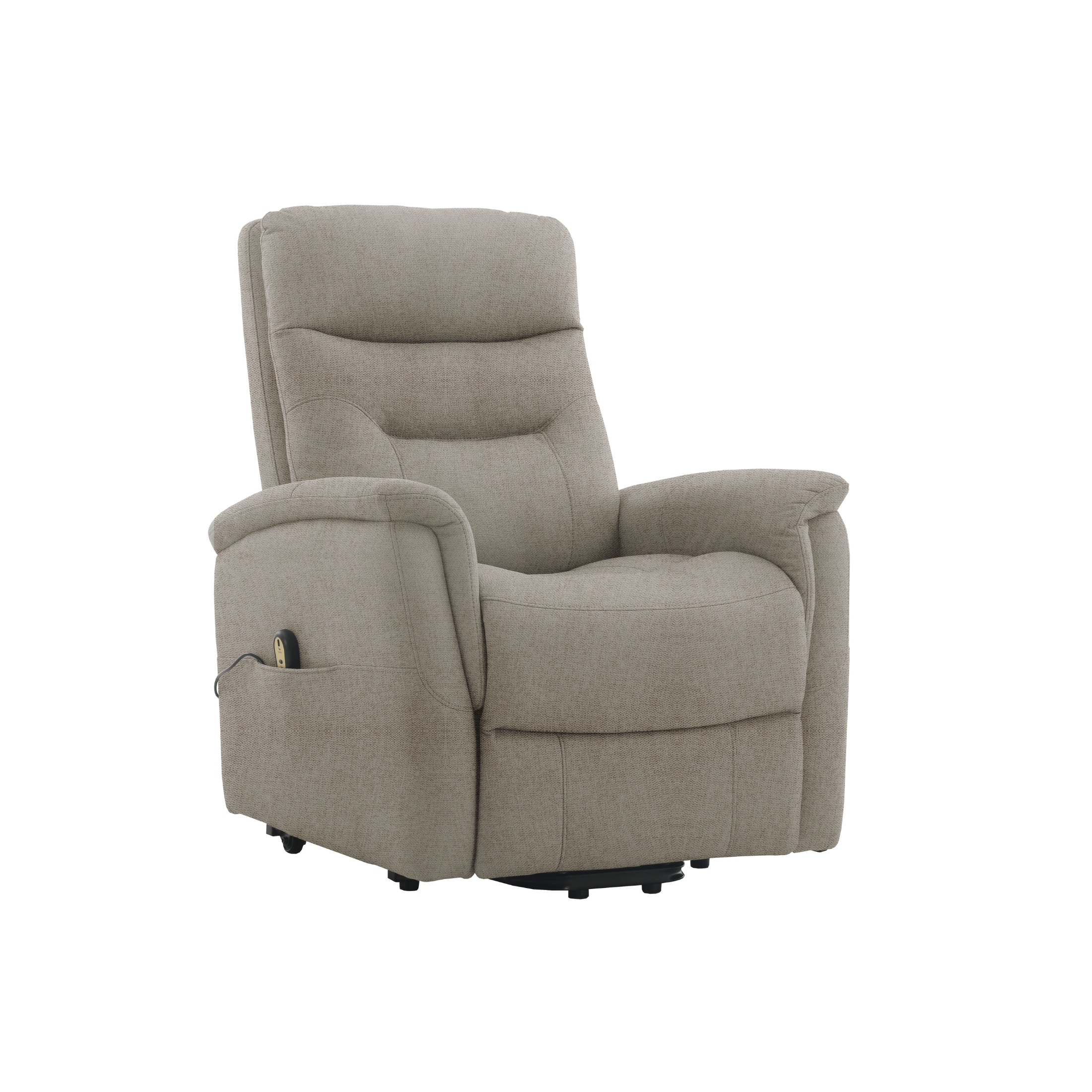 "Soft" 2-motor recliner in enjoy fabric, 82x90 cm, 108 cm high.