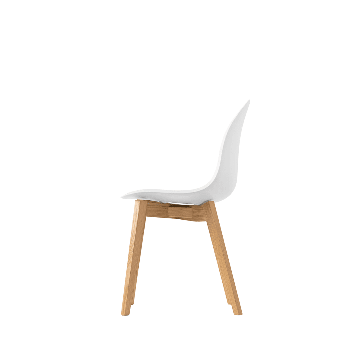 Set sedie moderne da soggiorno "Academy" con gambe in legno massello cm 44,5x51 84h - MondoViro