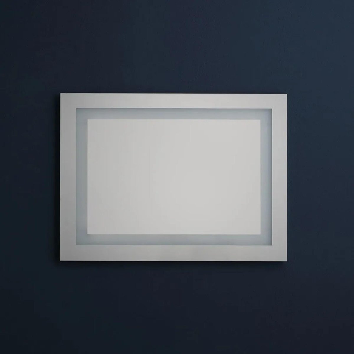 Specchio a led rettangolare "Serena" reversibile con interruttore touch - MondoViro