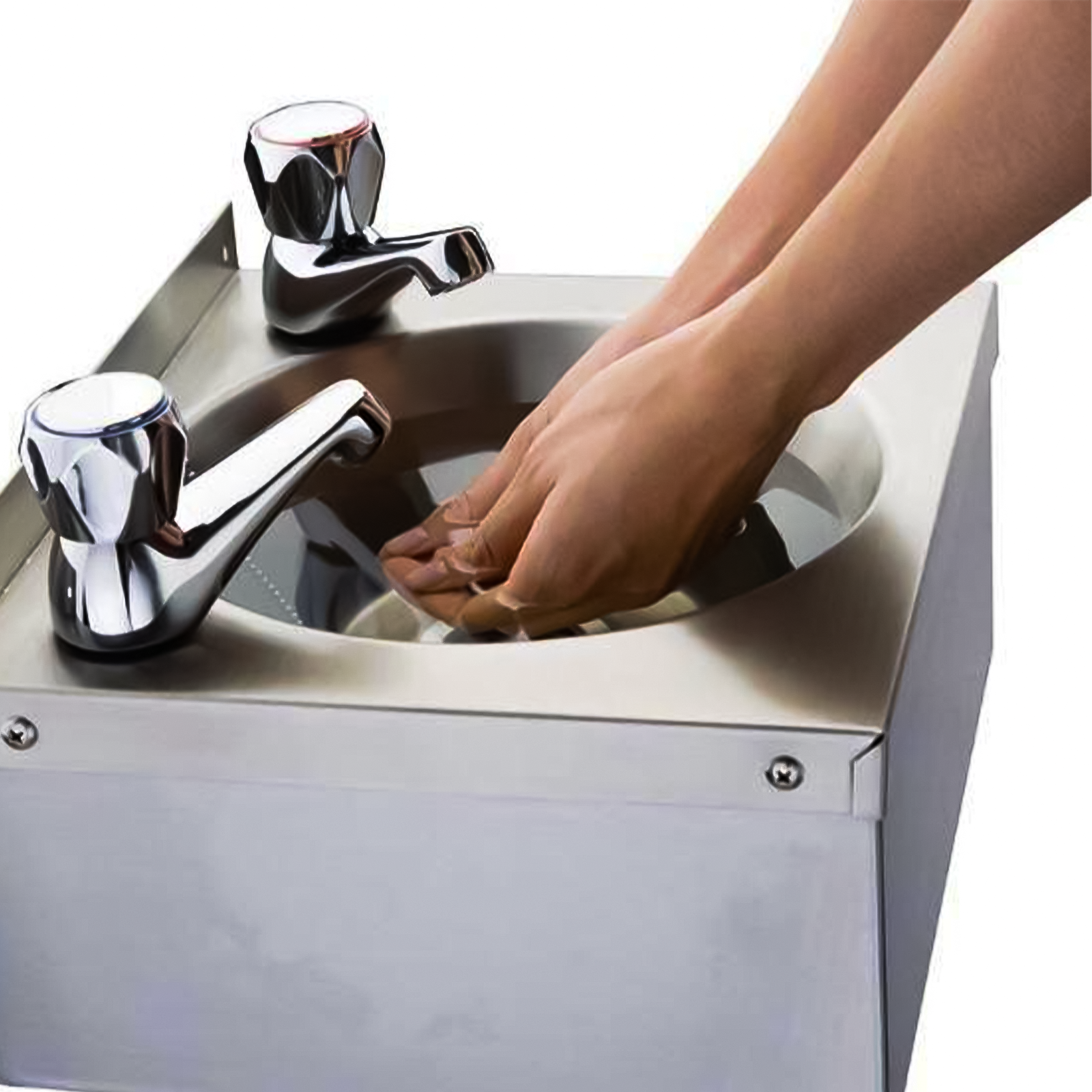 "Astro" swan neck mixer tap in chromed brass with 1/2" connection