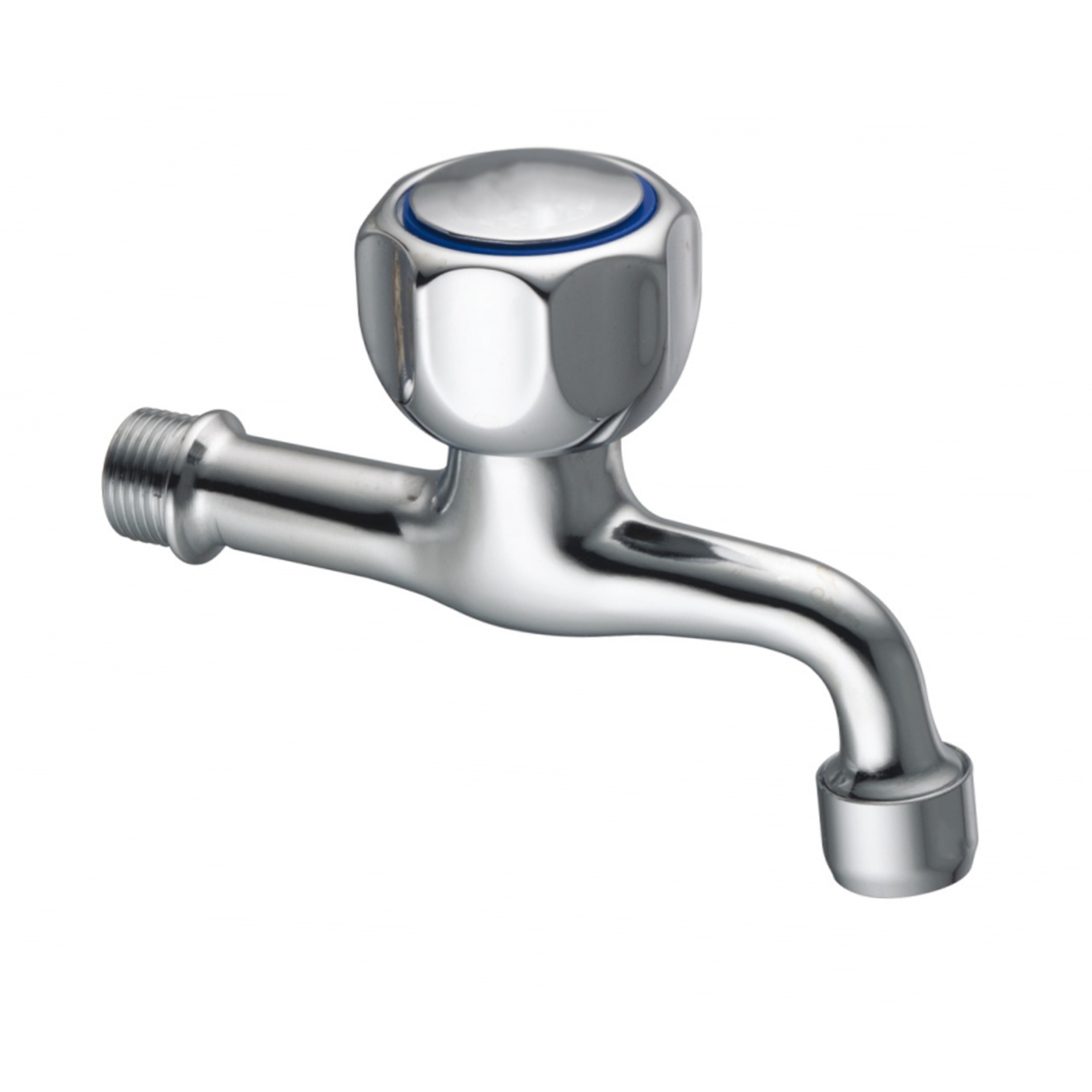 "Astro" mixer tap in chromed brass with 1/2" connection spout