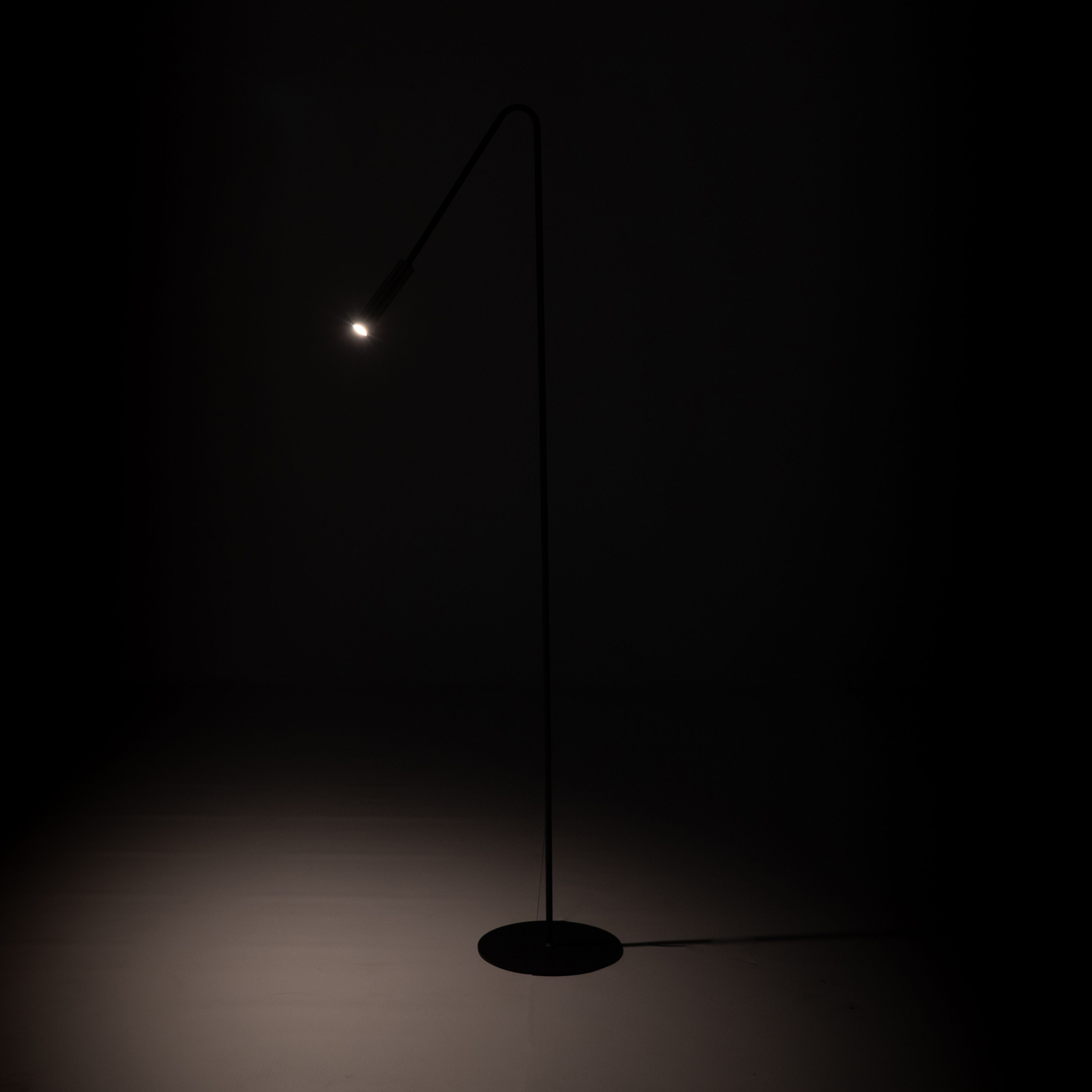 "Acrux" nickel-plated metal LED floor and table lamp