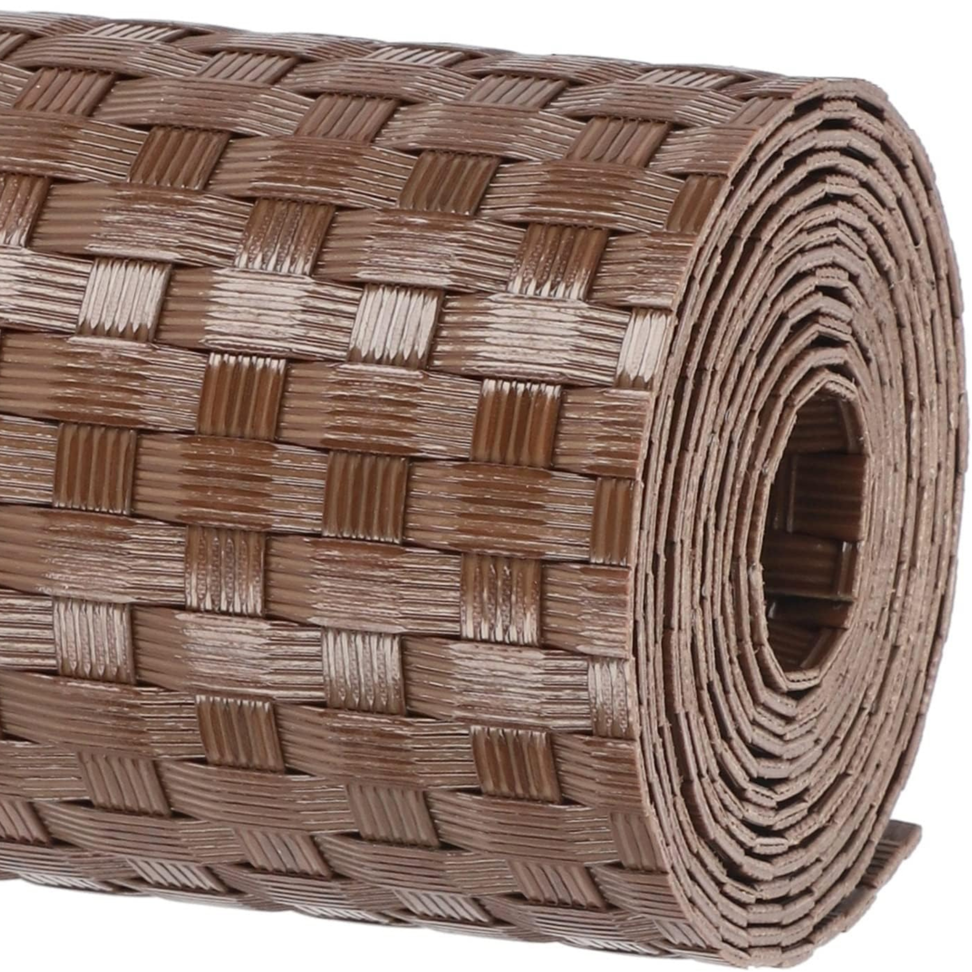 "Temp" rattan-effect privacy screen in a double-sided roll, 19 x 255 cm