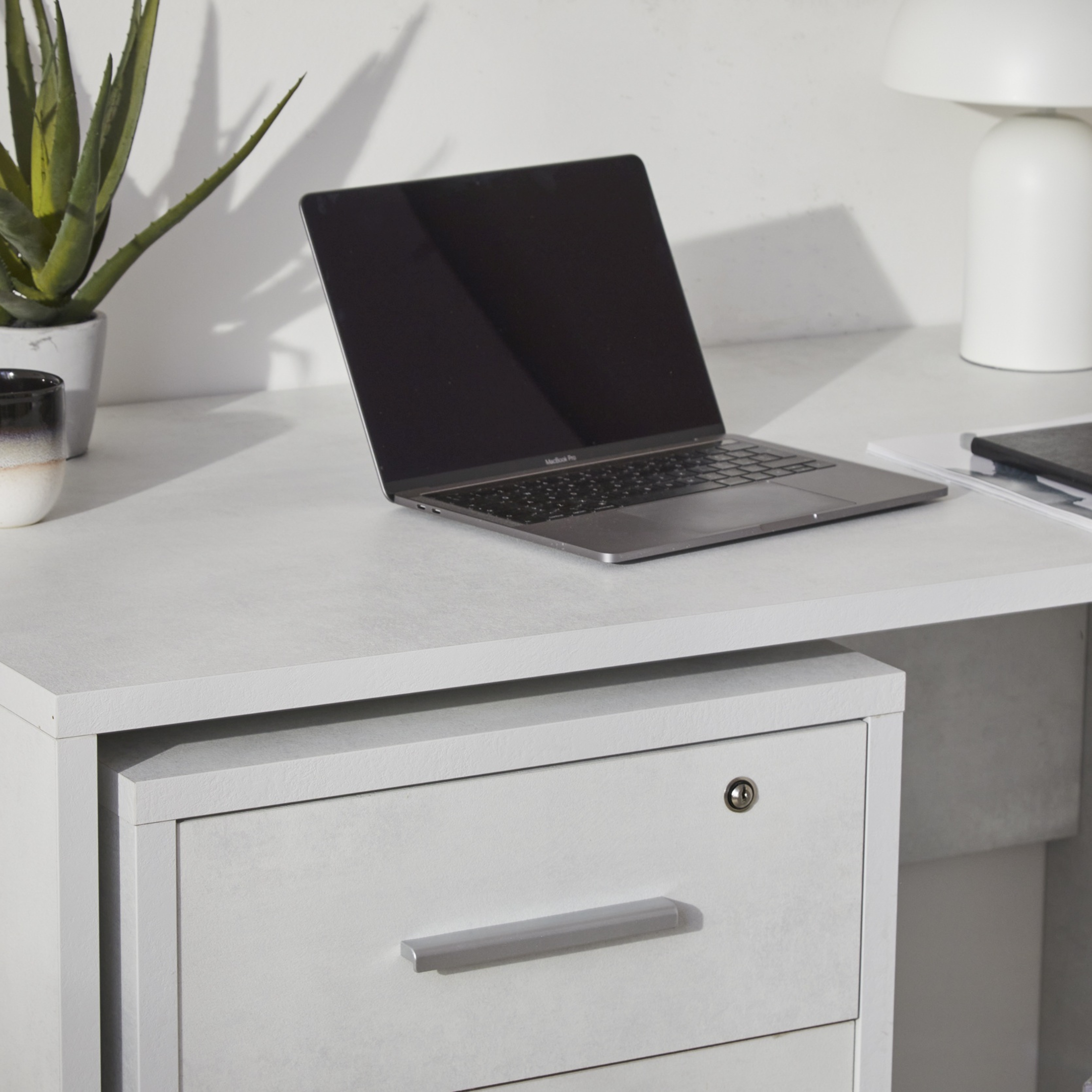 "Giorgia" rectangular wooden office desk for study, 120x69 cm, 76h