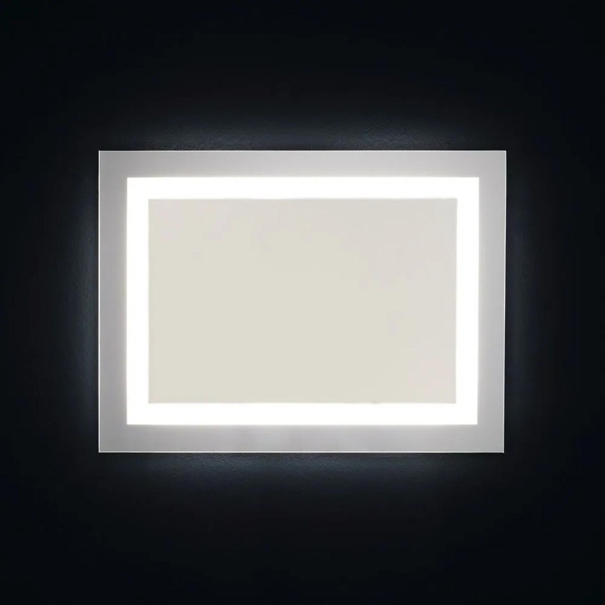 Specchio a led rettangolare "Serena" reversibile con interruttore touch - MondoViro