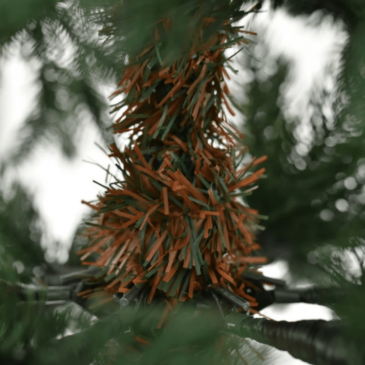 Albero di Natale slim "Zenzero" effetto Real Touch di altissima qualità - MondoViro