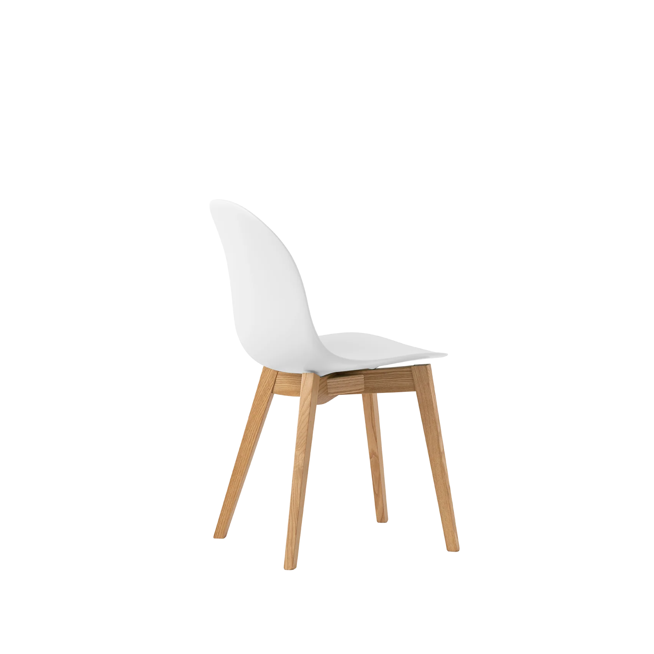 Set of modern living room chairs "Academy" with solid wood legs, 44.5x51 cm, 84h