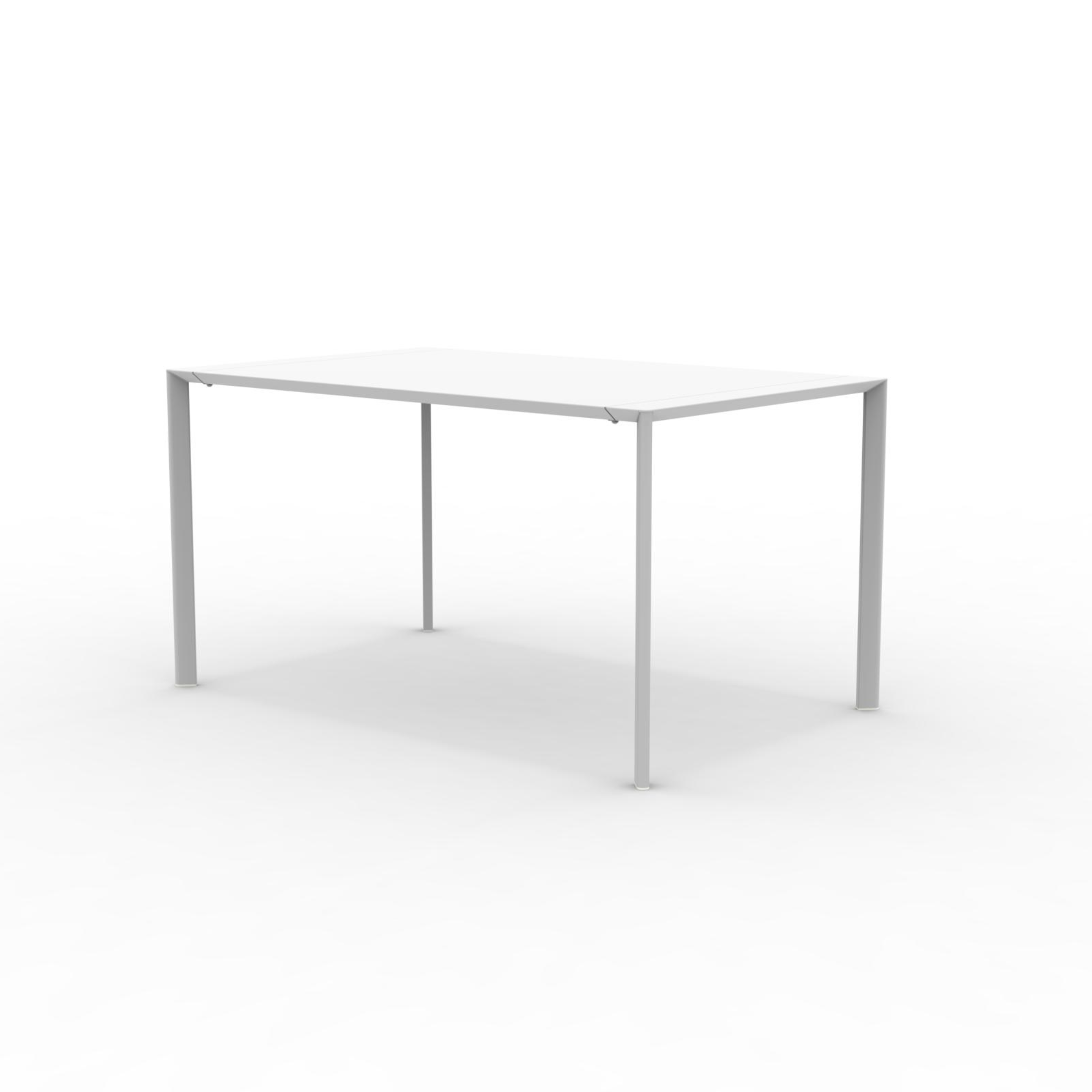 Tavolo quadrato in metallo "Fox1" per giardino impilabile cm 80x80 75h