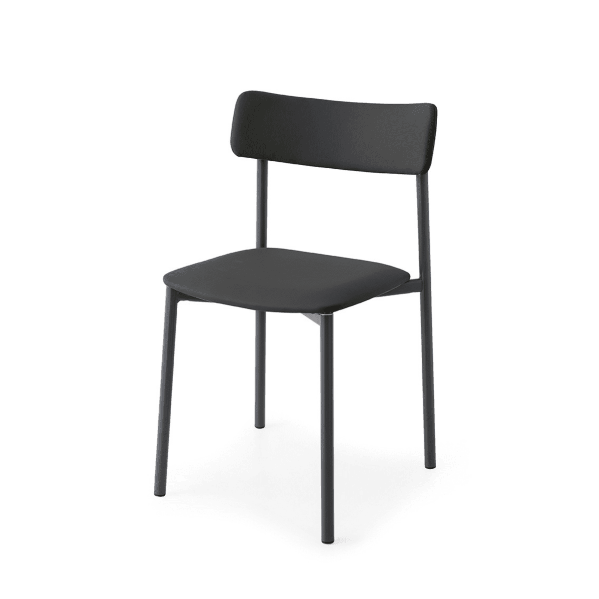 Set di sedie moderne da soggiorno "Up!" con sedile imbottito cm 49x48 81h - MondoViro