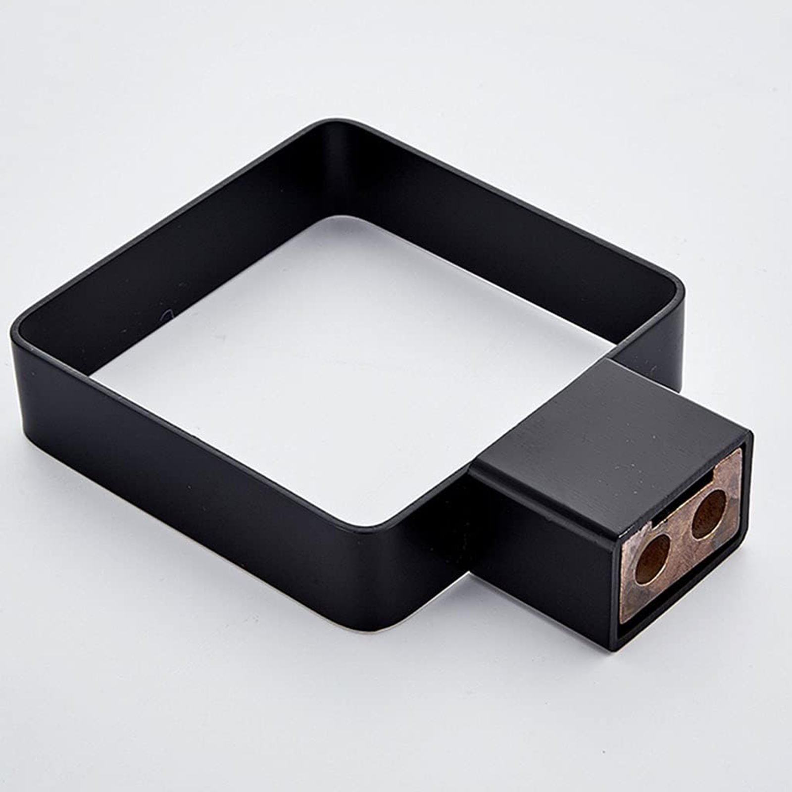 "Stelvio" bathroom set with toothbrush holder, soap dish, and toilet brush in frosted glass and steel