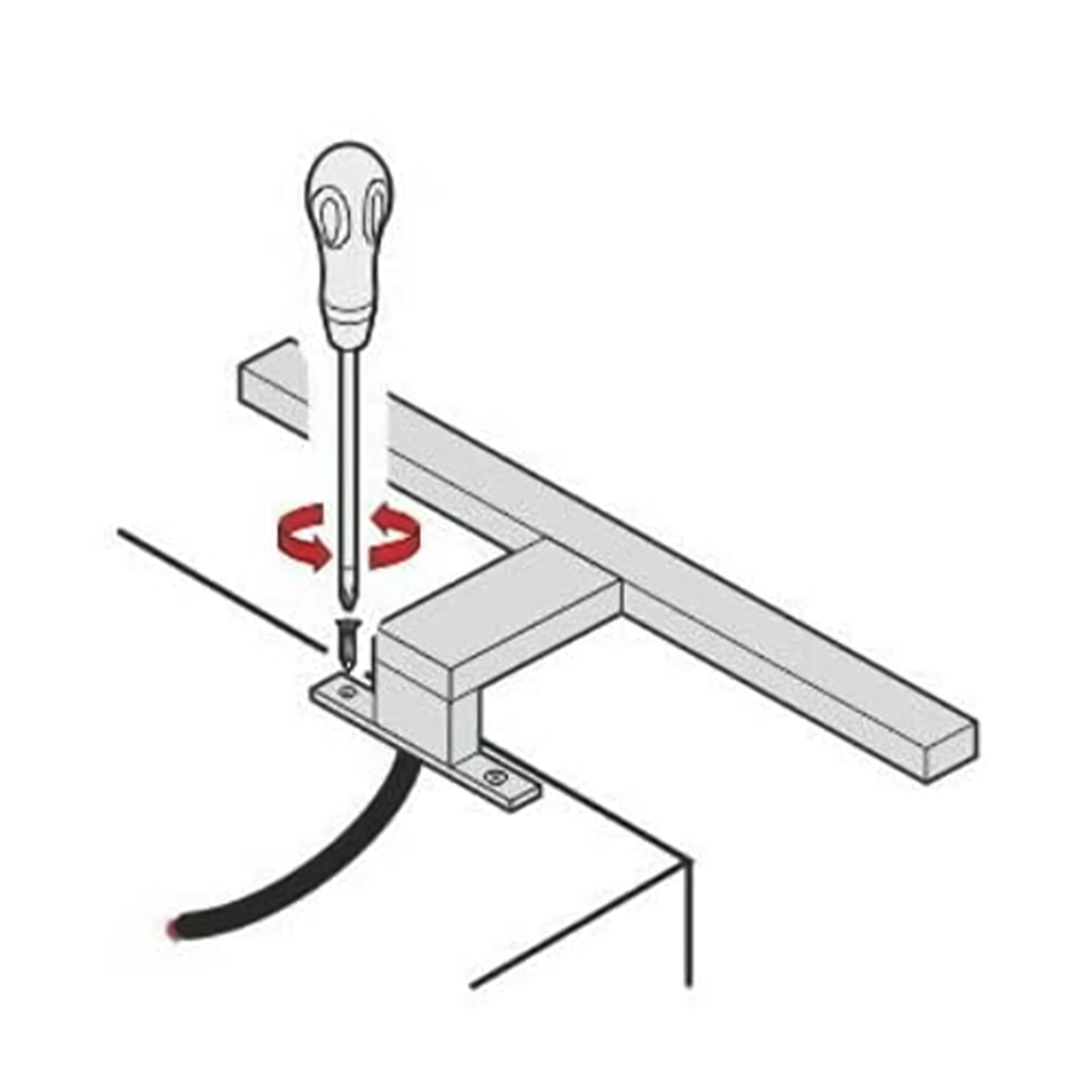 Black LED bathroom wall light for mirror frame spotlight