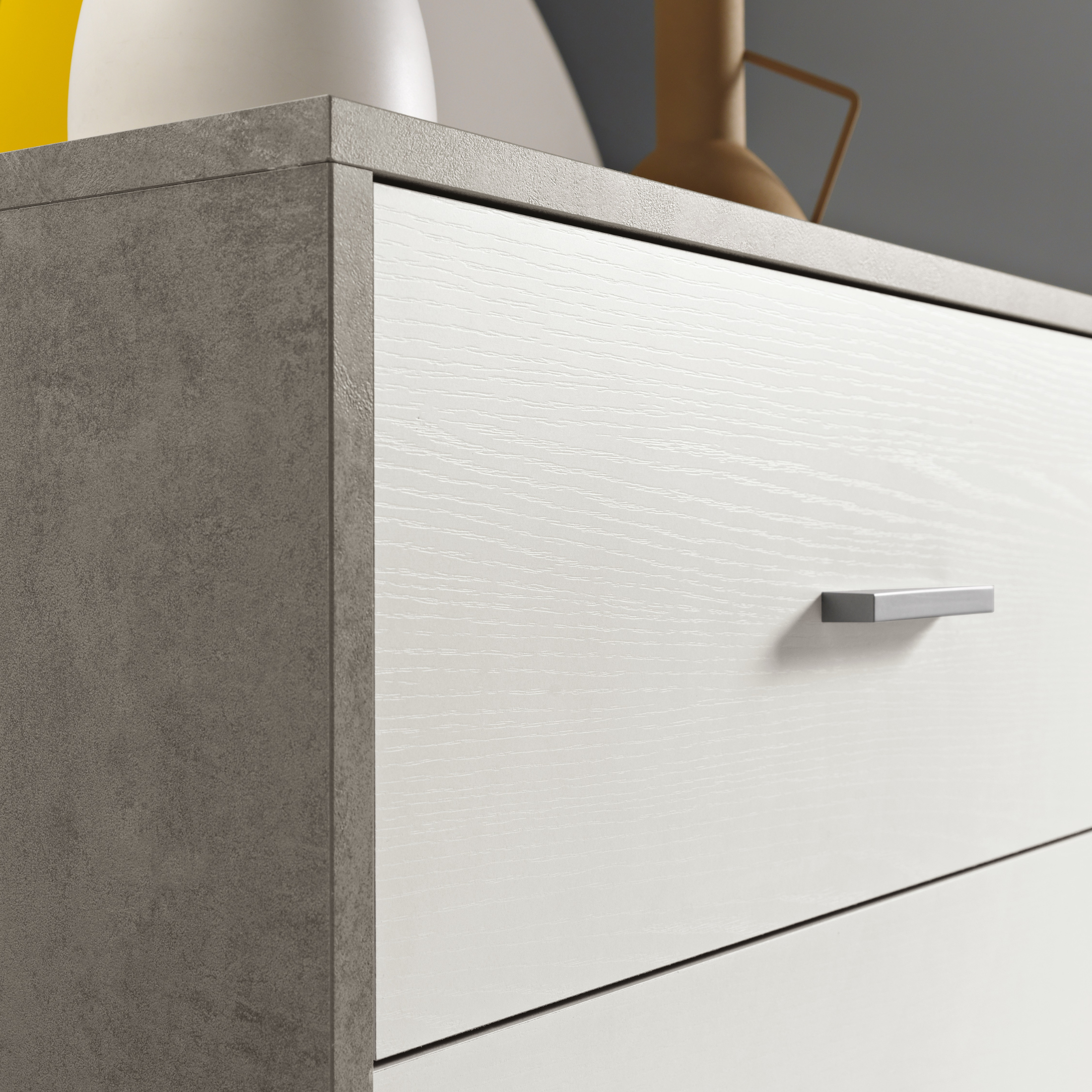 Elegant "Inka" 4-drawer chest of drawers for the entrance, 70x41 cm, 112h