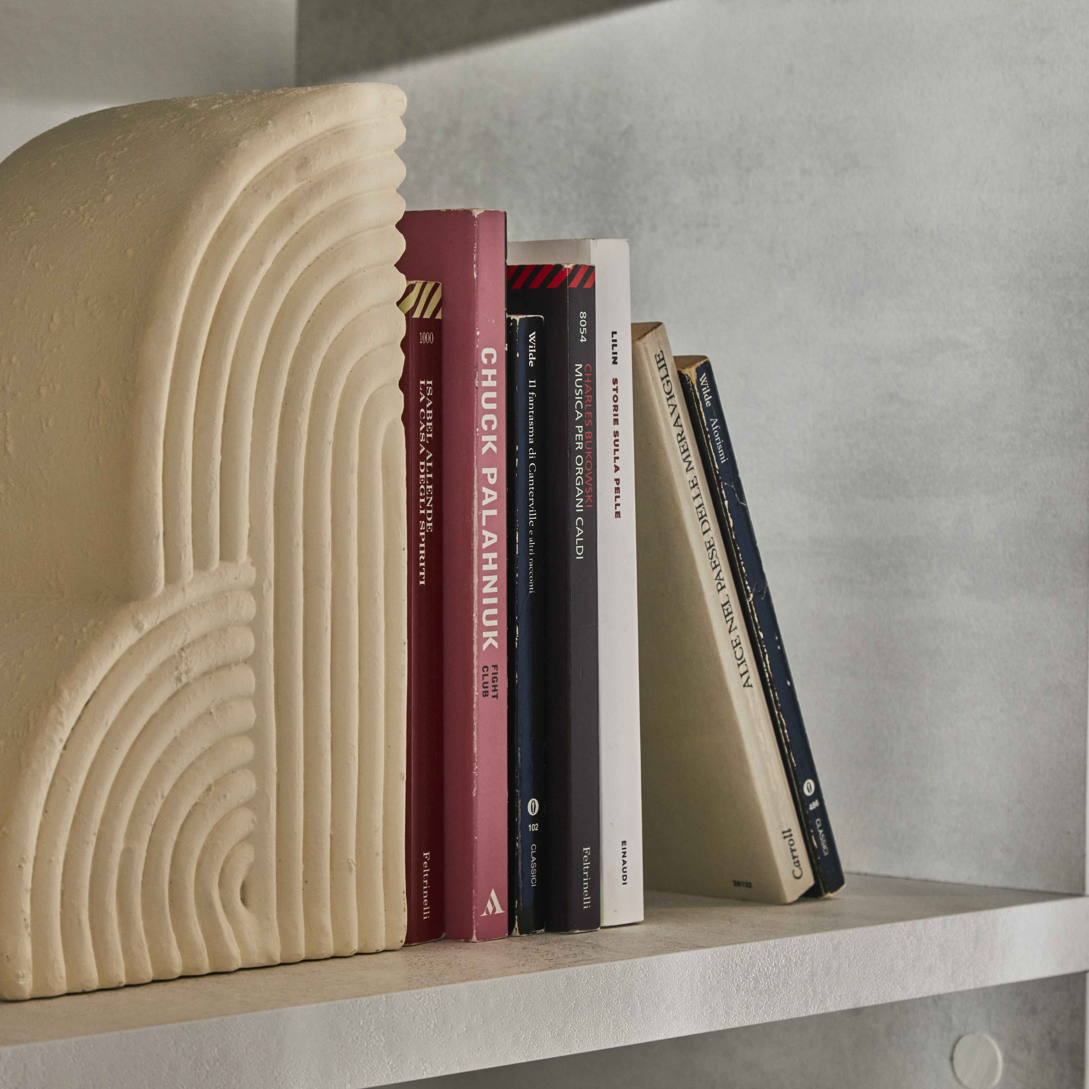 "Lila" open bookcase with 5 wooden shelves, 71x41 cm, 199h