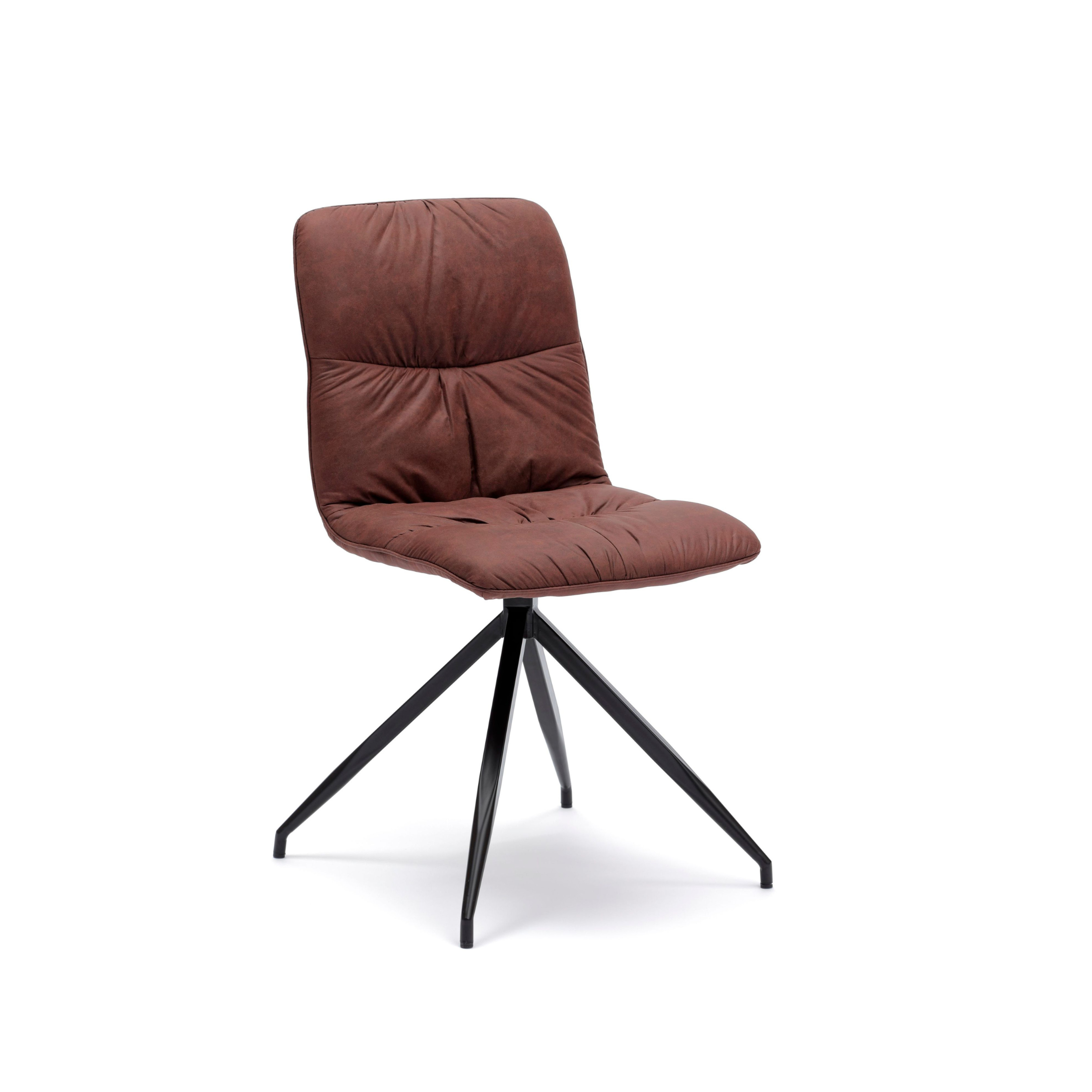 Set of "Eléganta" microfibre upholstered chairs, modern velvet-effect armchairs, 38x43 cm, 86.5 cm high