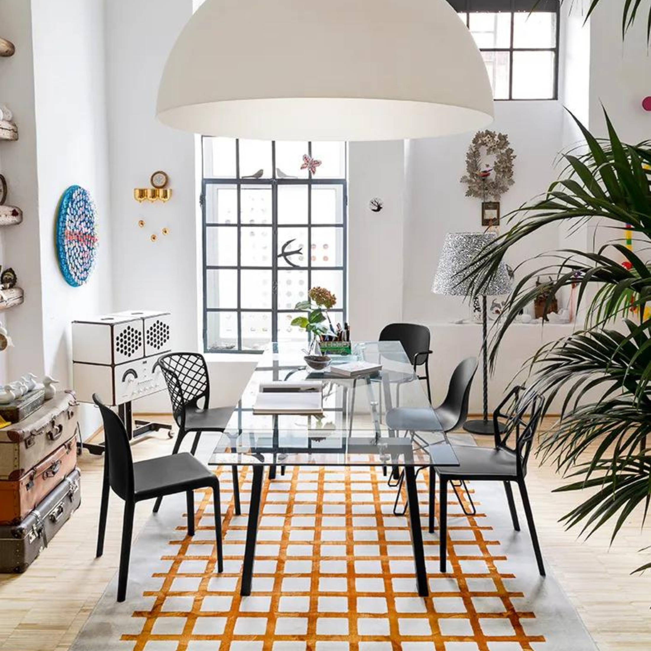 Set of stackable polypropylene chairs "Bayo" for outdoor and indoor use, 54x52 cm, 81h