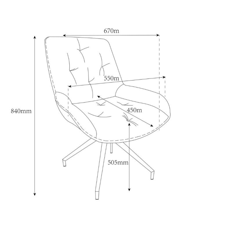 Set of "Agora" dining chairs upholstered in eco-leather with black metal legs cm 58.5x66.5 87h