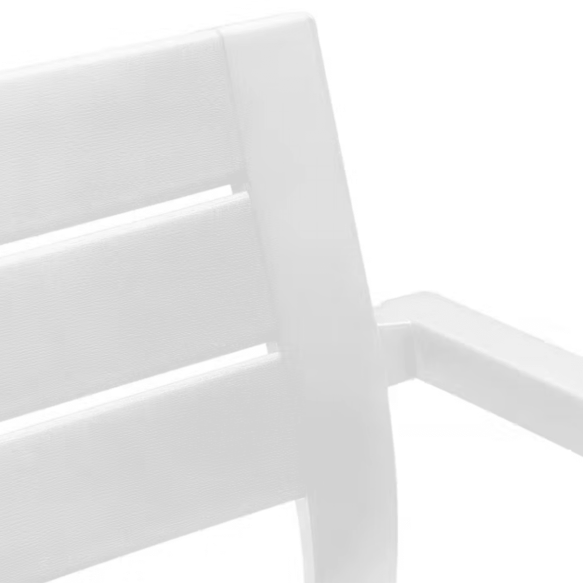 Set di 6 sedie da giardino "Helena" con braccioli in polipropilene impilabili cm 61,5x58,5 79h - MondoViro