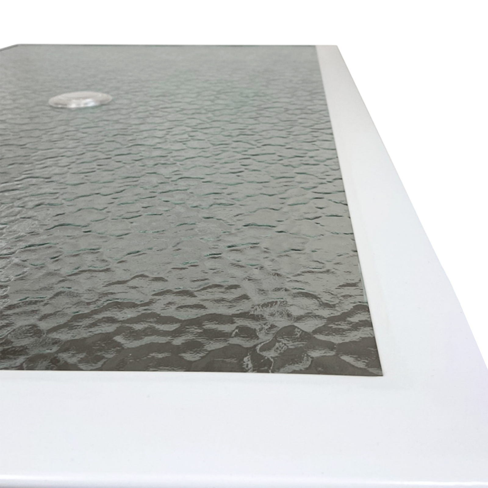 Astro Folding Dining Set of 4 Chairs and Table in White Steel for the Garden