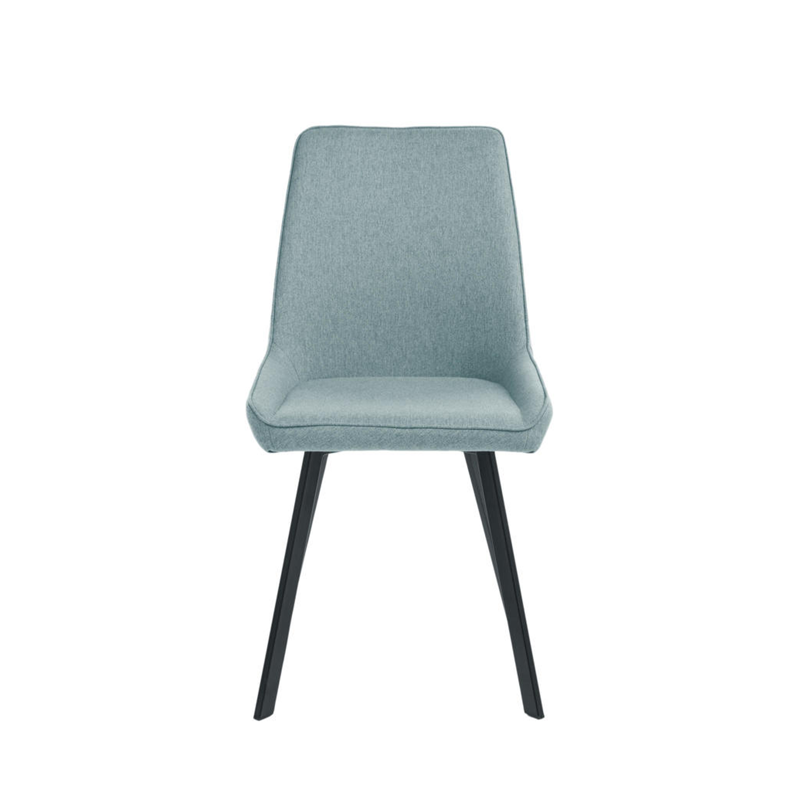 Set of modern "Woody" fabric living room chairs with metal legs, 46x57 cm, 80 cm high