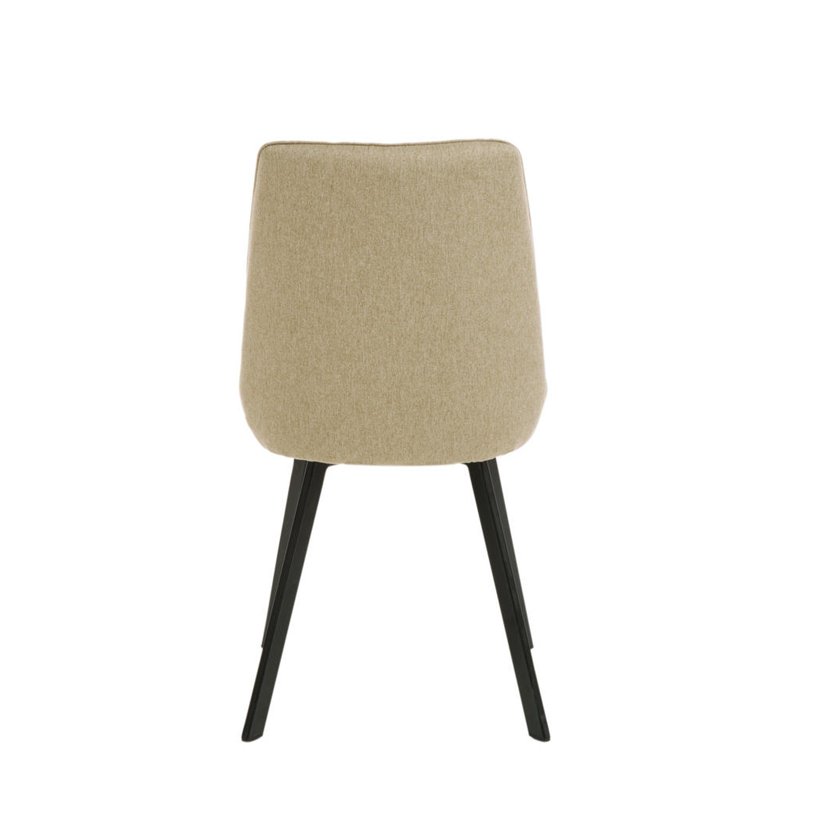 Set of modern "Woody" fabric living room chairs with metal legs, 46x57 cm, 80 cm high