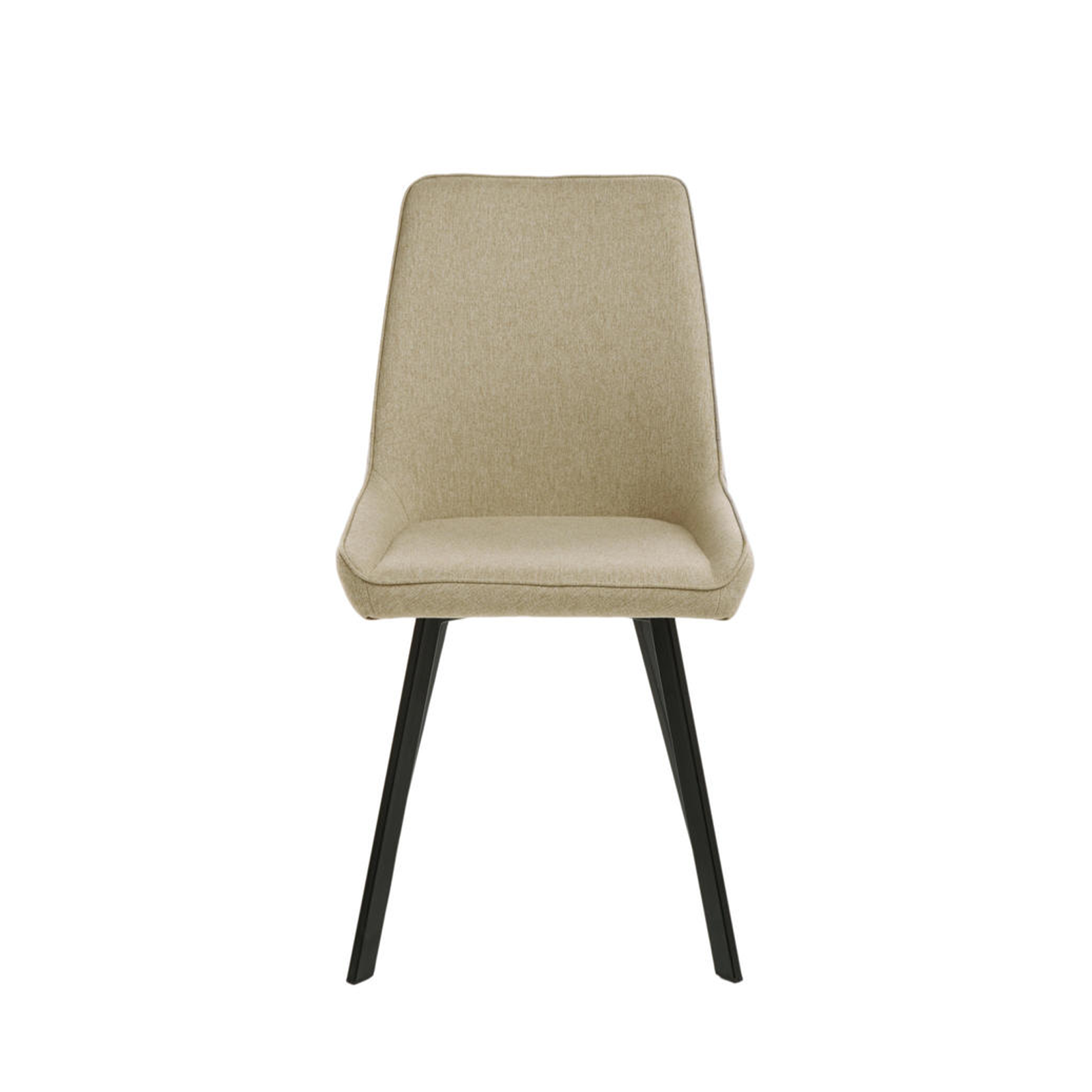 Set of modern "Woody" fabric living room chairs with metal legs, 46x57 cm, 80 cm high