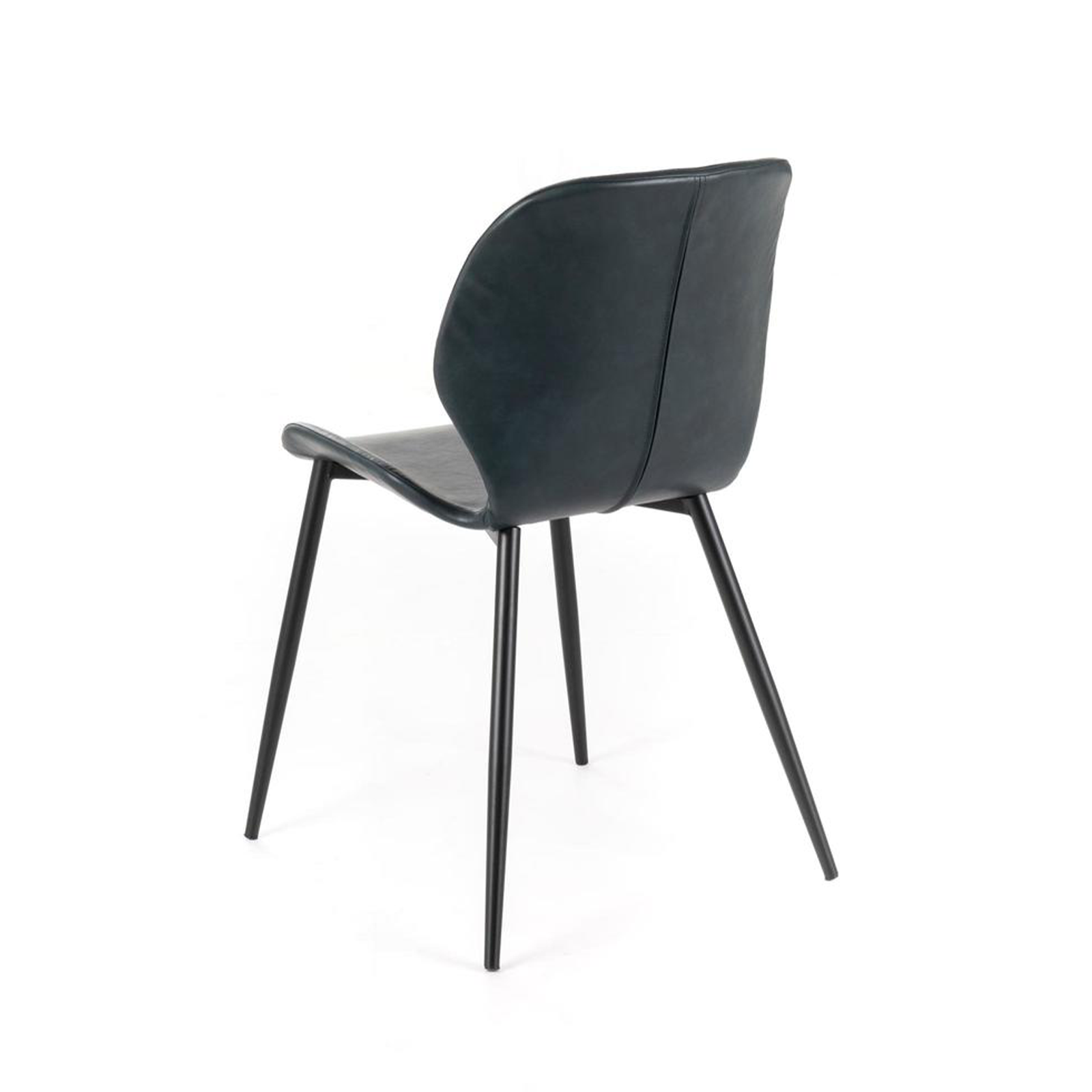 Set of elegant chairs in faux leather "Liam" soft touch vintage cm 45x55 83h